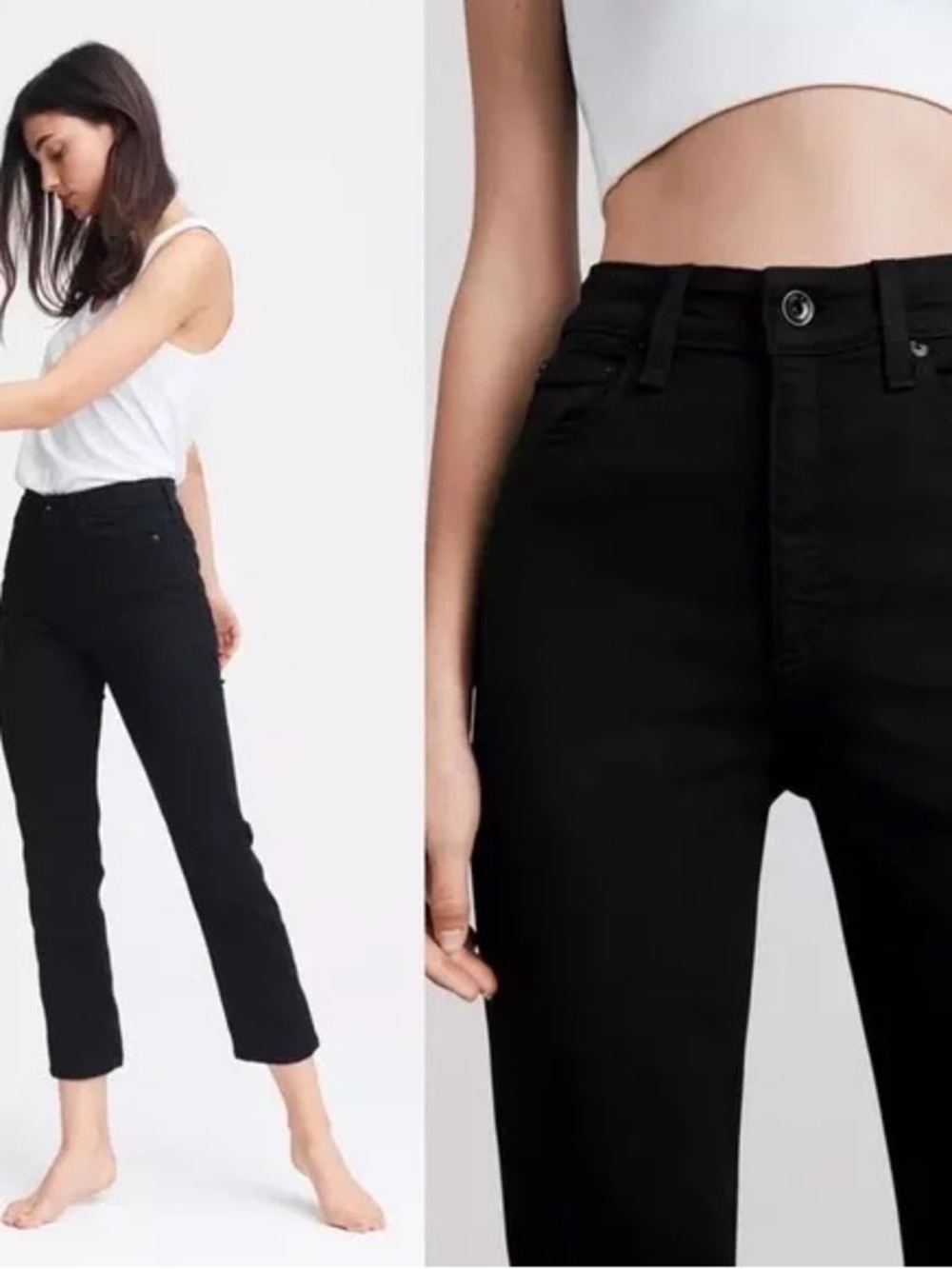rag & bone Nina High-Rise Cropped Jeans